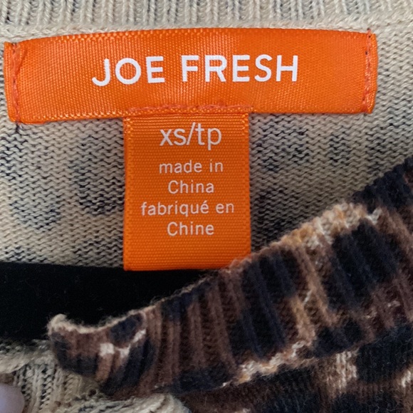 Leopard print cotton cardigan size XS - Picture 7 of 7